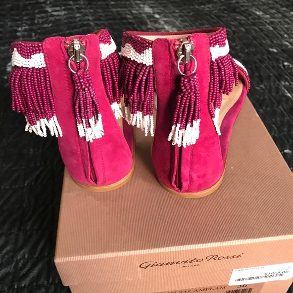 Gianvito Rossi Beaded Sandals - Picture 2 of 4